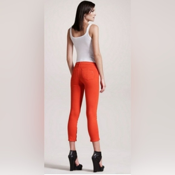 RAG & BONE Zipper Capri Orange - Picture 14 of 14